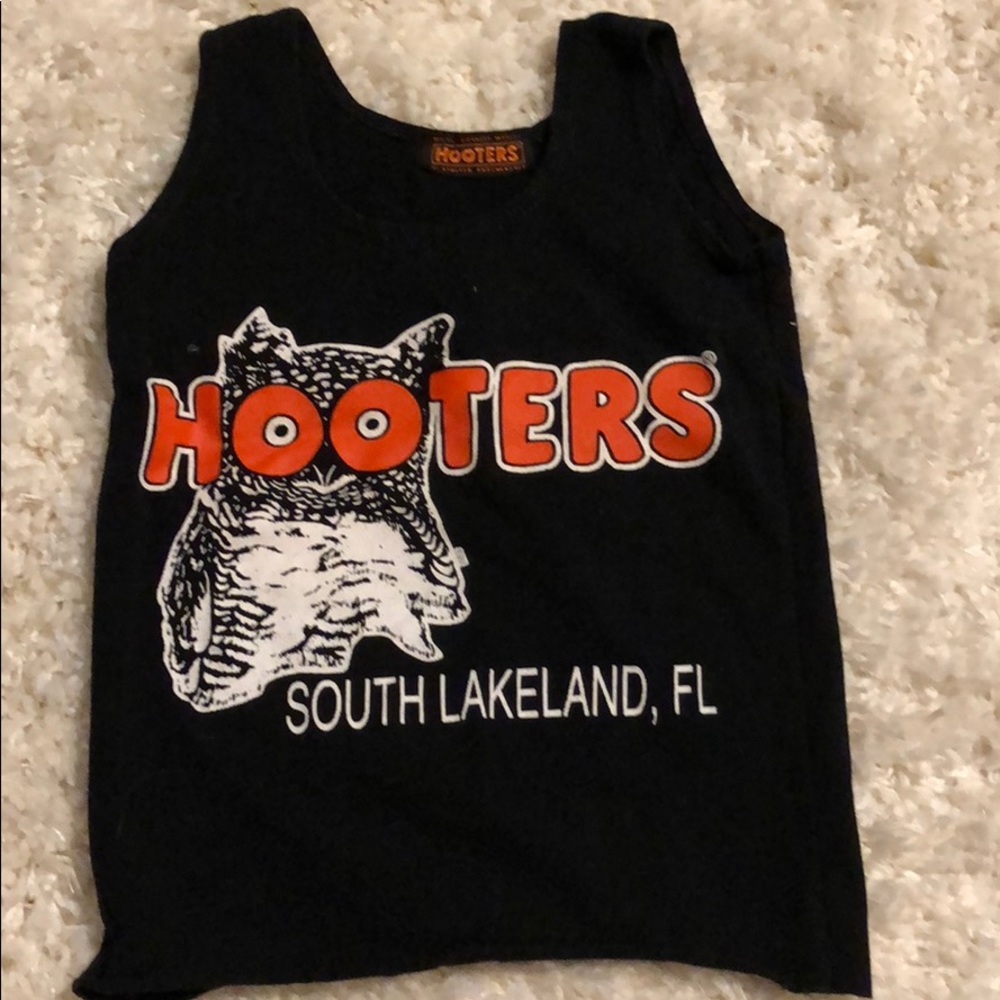 Hooters Uniform XS Black Tank FL Authentic